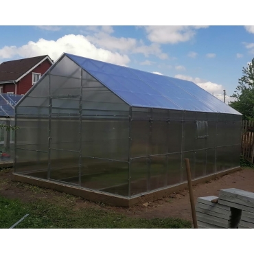 Теплица Двускатная 40х20+20х20 - ширина 3.5 м в Ульяновске